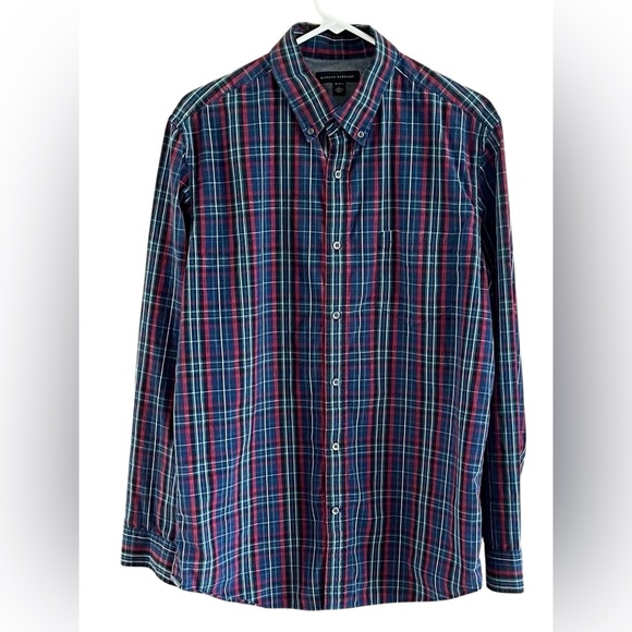 Banana Republic Other - Mens' Banana Republic Blue and Red Plaid Shirt